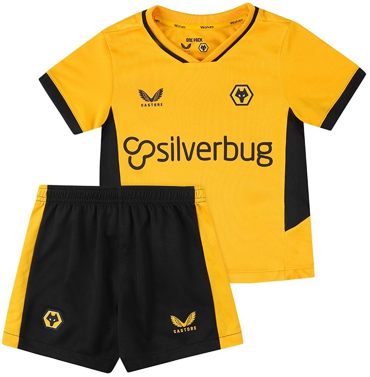 Kit infantil I Wolverhampton 2021 2022 Castore oficial 
